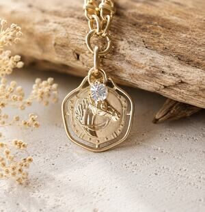 Matte Gold Horse Necklace •  Equestrian Jewelry •  Gift for Horse Lovers